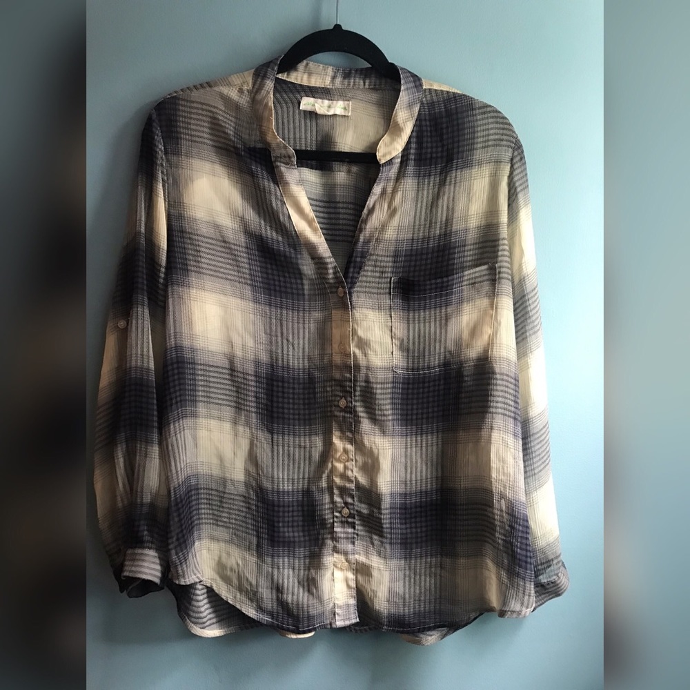 Plaid Blouse